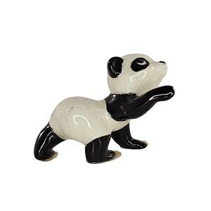 Vintage Hagen Renaker Panda Bear Cub One Three Legs Miniature Figurine